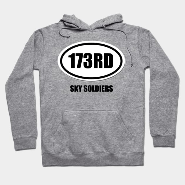 173RD Airborne Oval V.2 Hoodie by thomtran